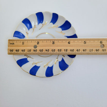 Ucagco China Demitasse Cup & Saucer, Set of 4, Made in Occupied Japan