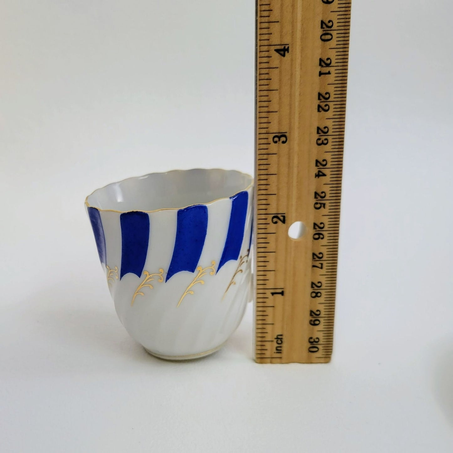 Ucagco China Demitasse Cup & Saucer, Set of 4, Made in Occupied Japan