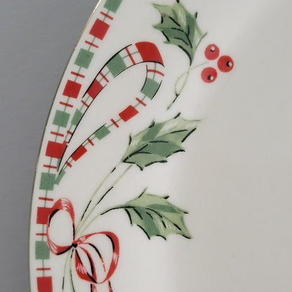 Home Essentials "Tartan Ribbon" Dinner Plate, Set of 2