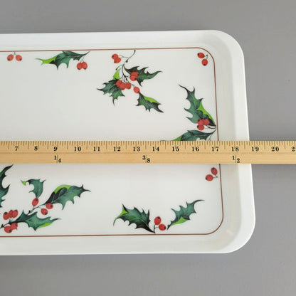 Villeroy & Boch Holly 18" Plastic Serving Tray, Italy c.1991-94
