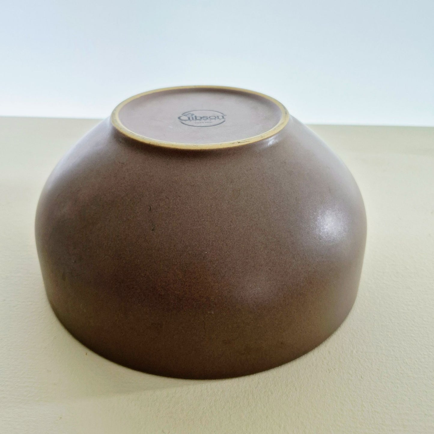 Gibson Paradiso Mink 9" Stoneware Serving Bowl
