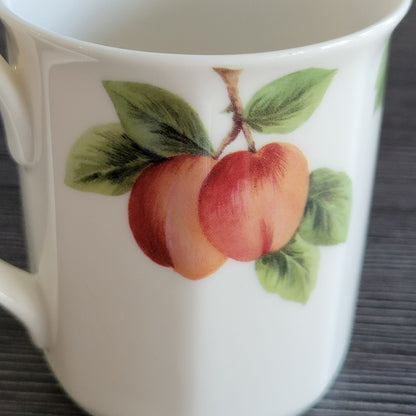Royal Doulton Vintage Grape Coffee Mug Cup c1990s England Fruit Fall Drinkware