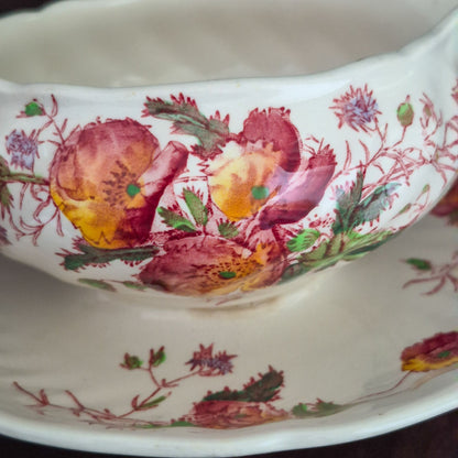 Royal Doulton "Sherborne" Gravy Boat & Underplate, c.1938-61 England