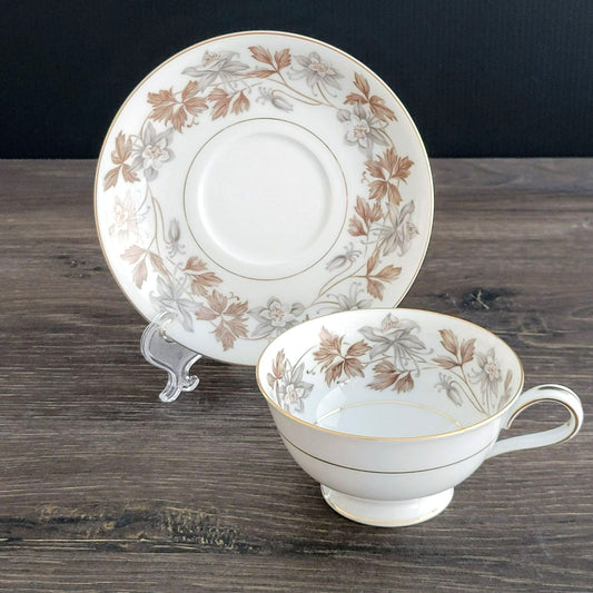 Noritake Allison Teacup & Saucer, 2 Sets, c.1950s Japan