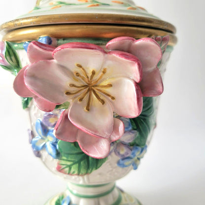 Fitz & Floyd Garden Rhapsody Lidded Candy Dish