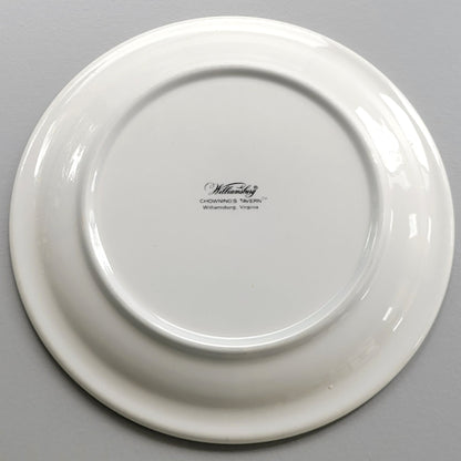 Homer Laughlin Chowning's Tavern Dinner Plate, Peacock Design, Restaurant Ware, USA Made