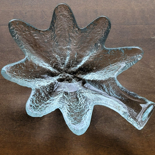 Blenko  Decorative Centerpiece Leaf Bowl