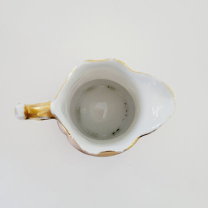 Rare Antique German Hand Painted Floral Creamer & Sugar Bowl, c.1904-1914 Oscar Schlegelmilch