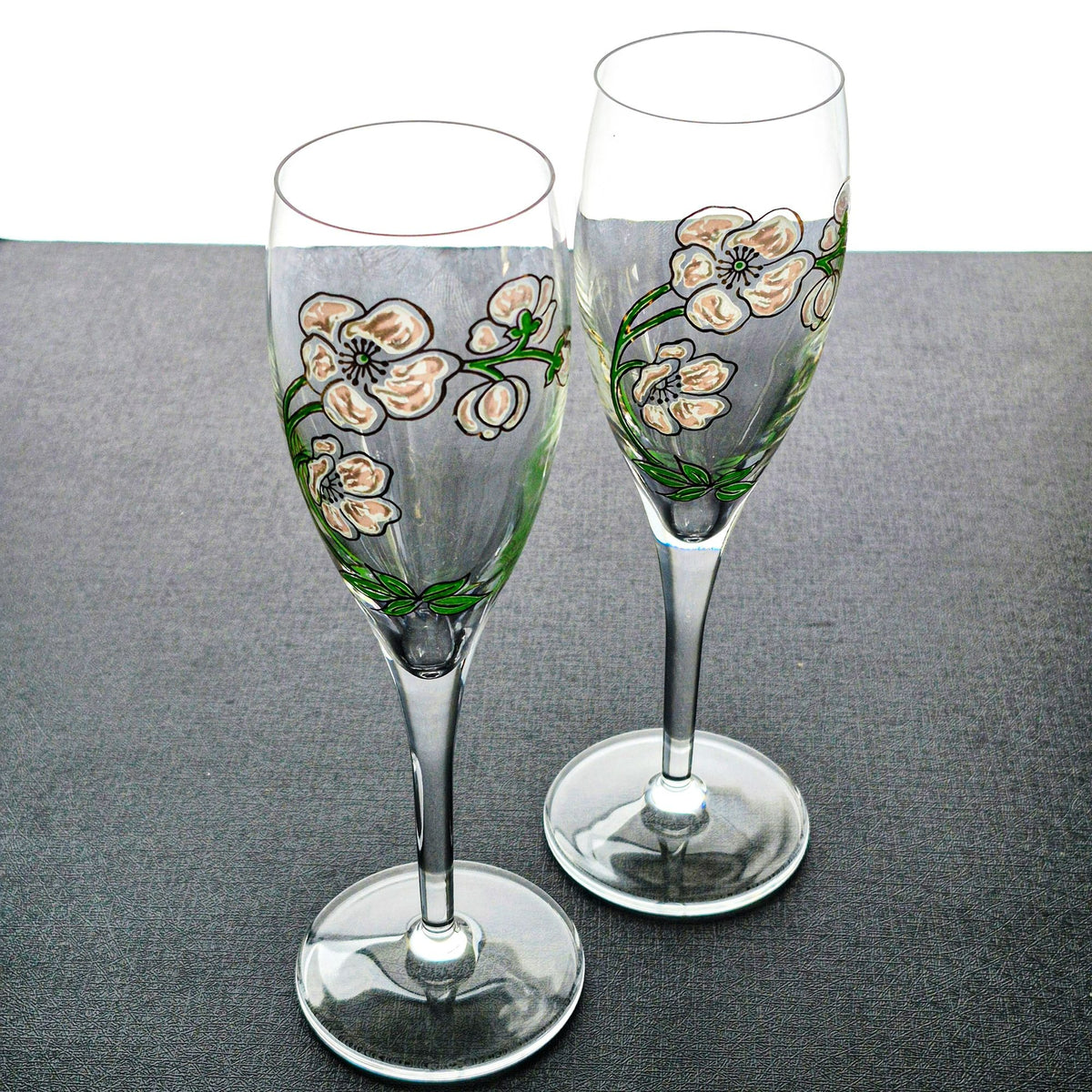 Perrier Jouet Fluted Champagne Set, Made in France