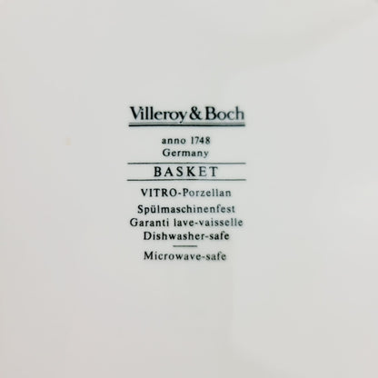 Villeroy & Boch Basket Dinner Plate, Made in Germany