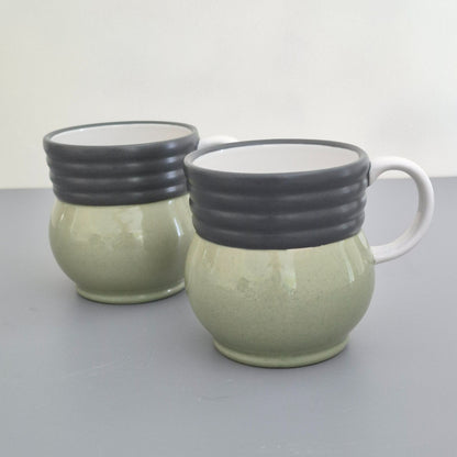 Pfaltzgraff "Sphere" Stoneware Mug, Set of 2, c.2001-07