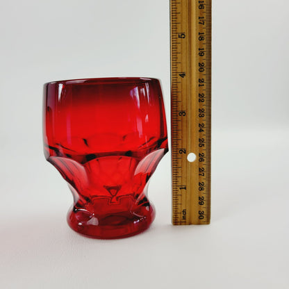 Cambridge Georgian Ruby Tumbler Glass, Set of 2, c.1931-58 USA