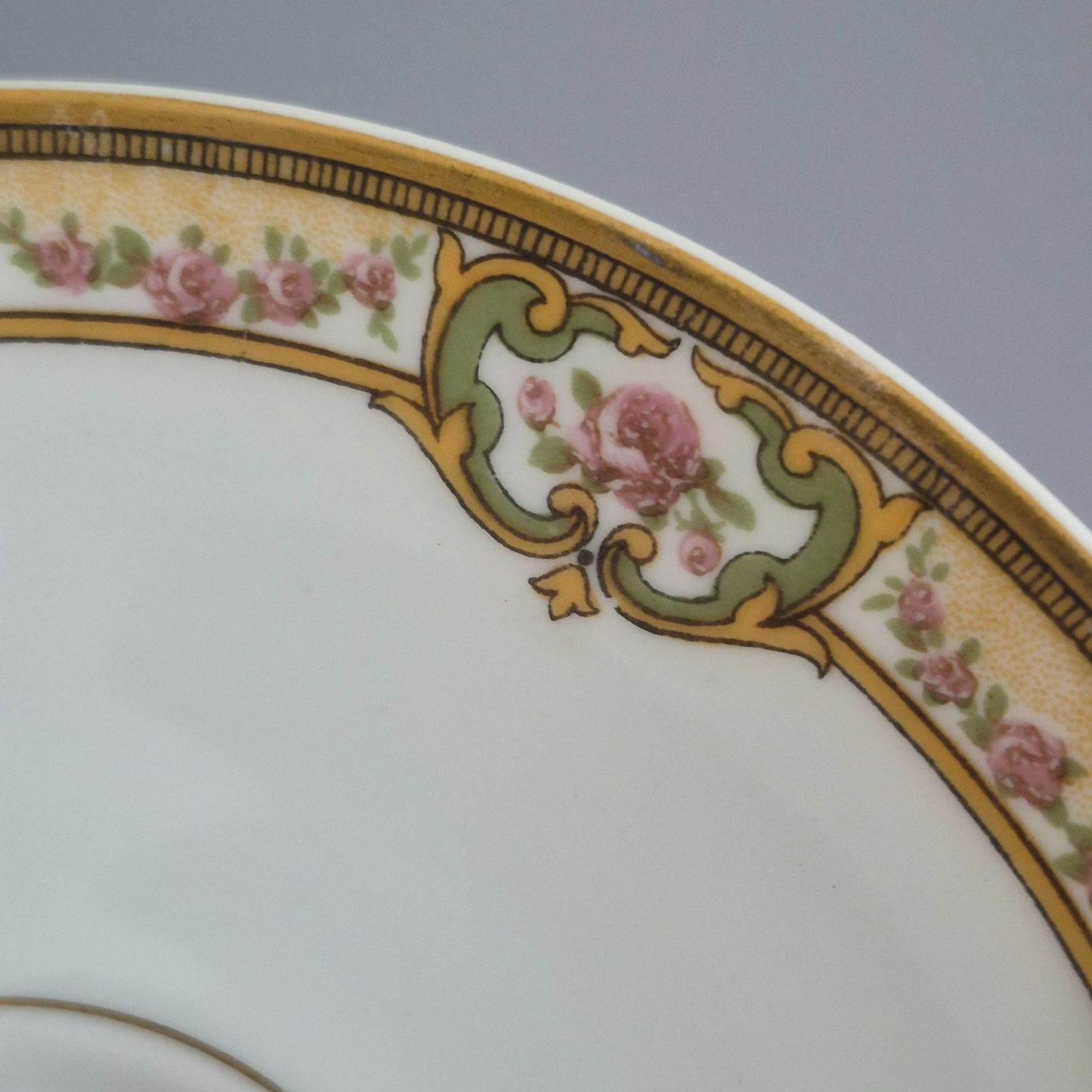 Haviland "Belford" Bouillon Cup & Saucer, 2 Sets, c.1903-1925 Limoges France