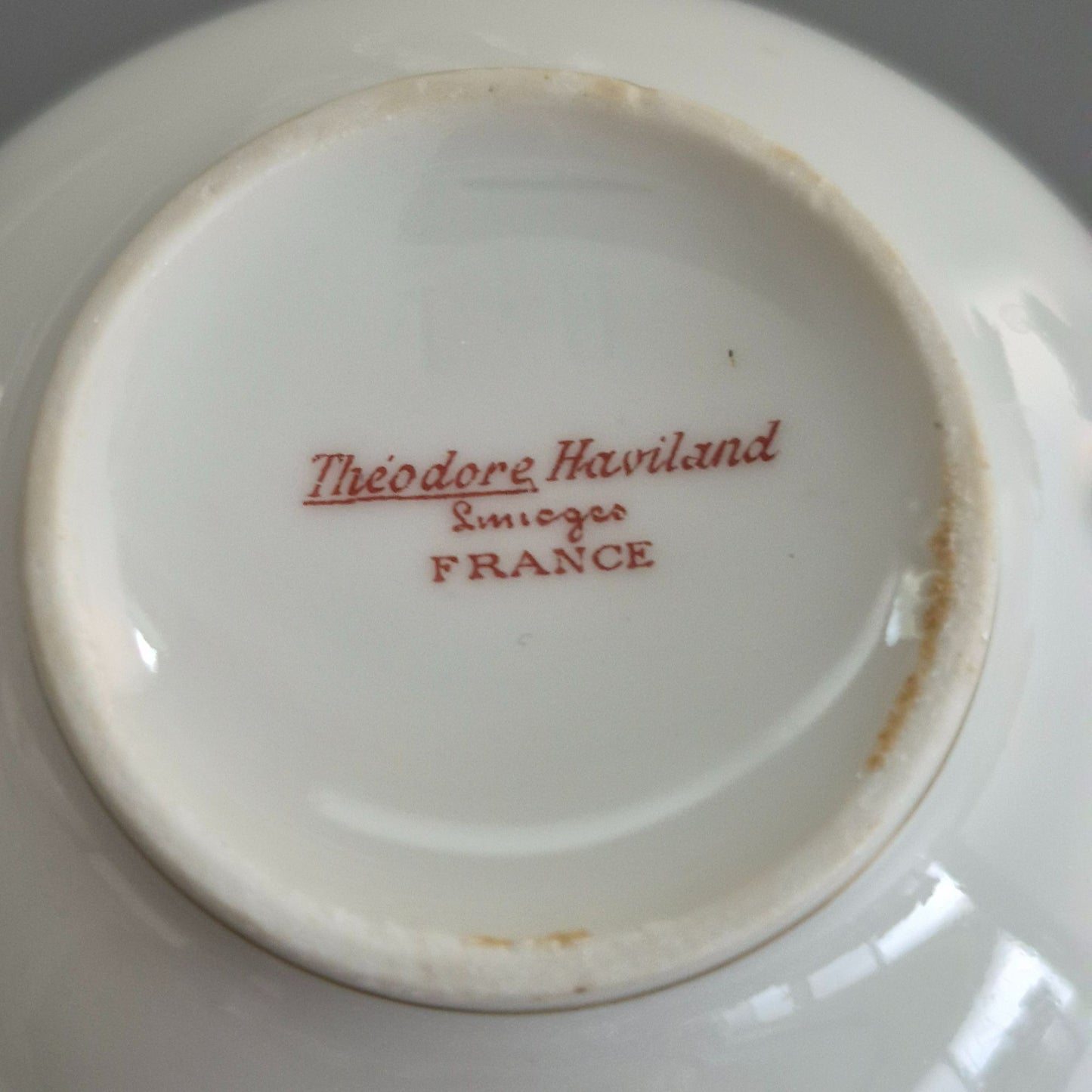 Haviland "Belford" Bouillon Cup & Saucer, 2 Sets, c.1903-1925 Limoges France