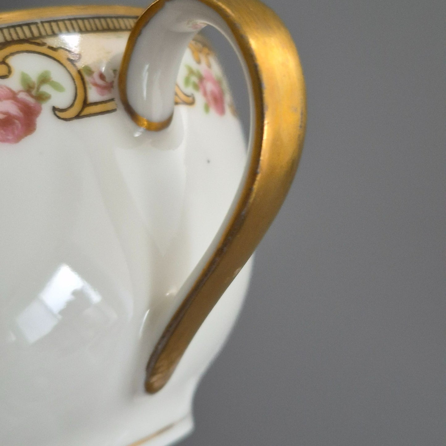 Haviland "Belford" Bouillon Cup & Saucer, 2 Sets, c.1903-1925 Limoges France