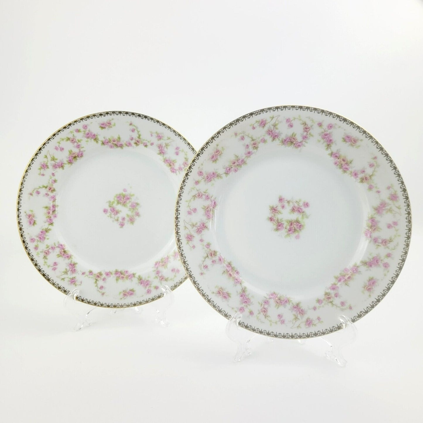 AP Austria Bridal Rose Tapestry Salad Plate, Set of 2