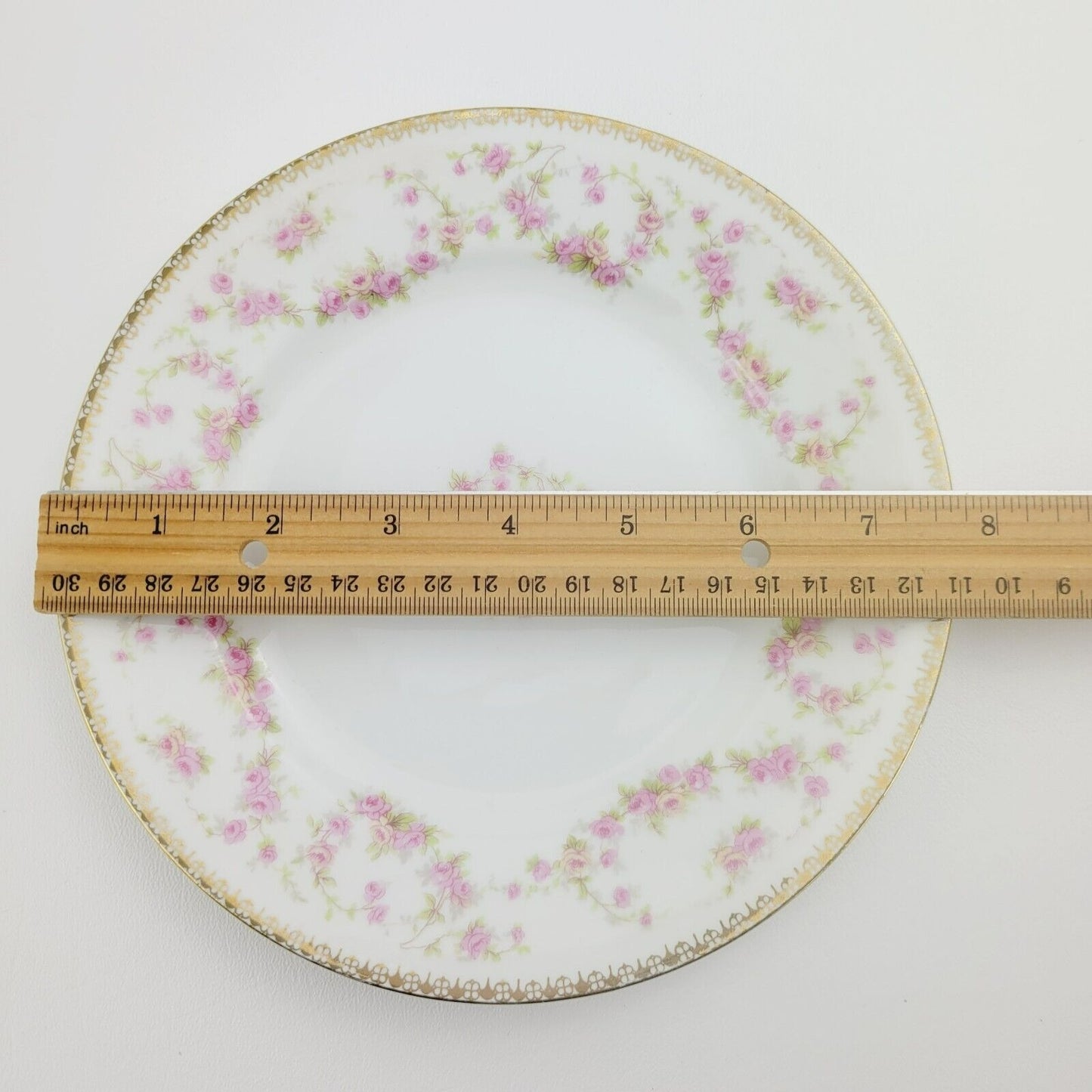 AP Austria Bridal Rose Tapestry Salad Plate, Set of 2