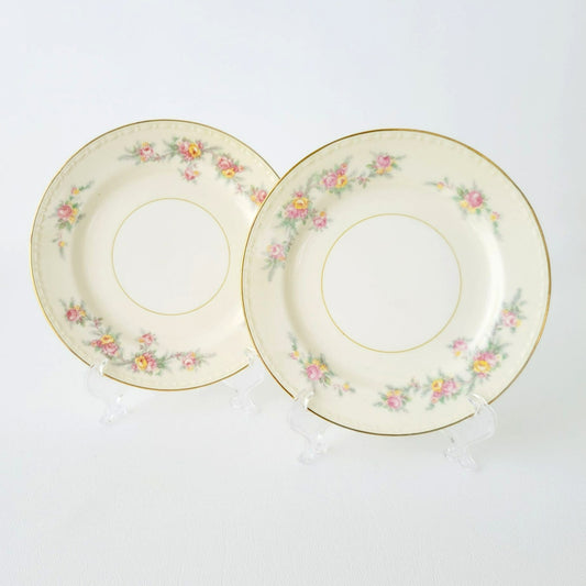 Homer Laughlin Georgian Bread Plate, Set of 2, c.1952 USA