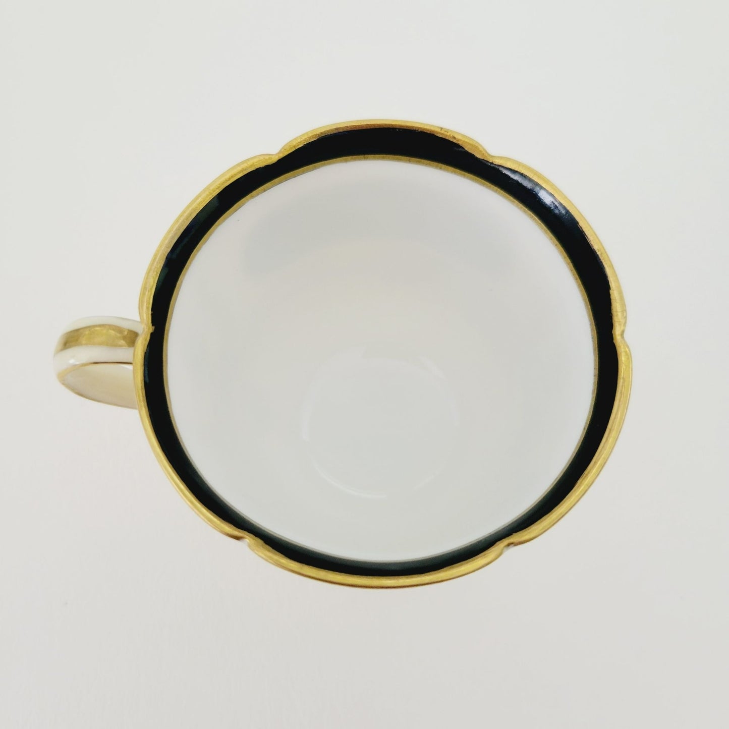 Noritake Art Nouveau Demitasse Cup & Saucer, 2 Sets, c1940s Japan
