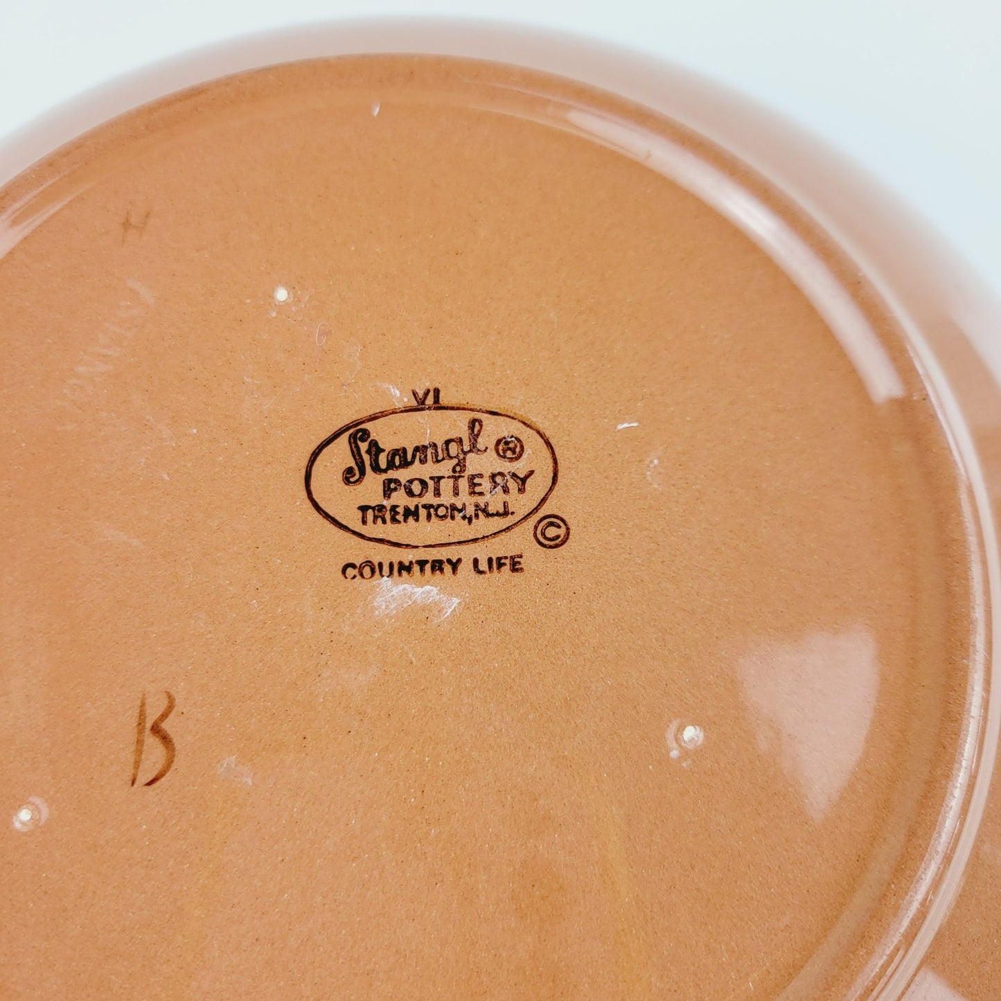 Stangl Pottery Country Life 10" Serving Bowl, c.1956-78 USA Made