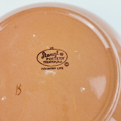 Stangl Pottery Country Life 10" Serving Bowl, c.1956-78 USA Made