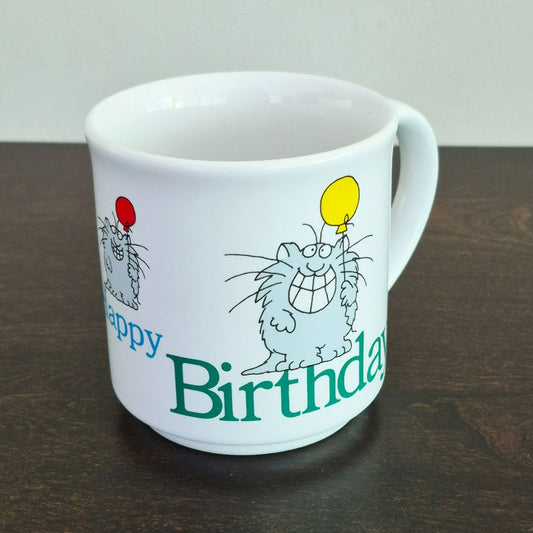 Sandra Boynton Silly Cat Happy Birthday Mug