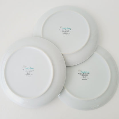 Godinger Audubon Watercolor Bird Salad Plate, Set of 3