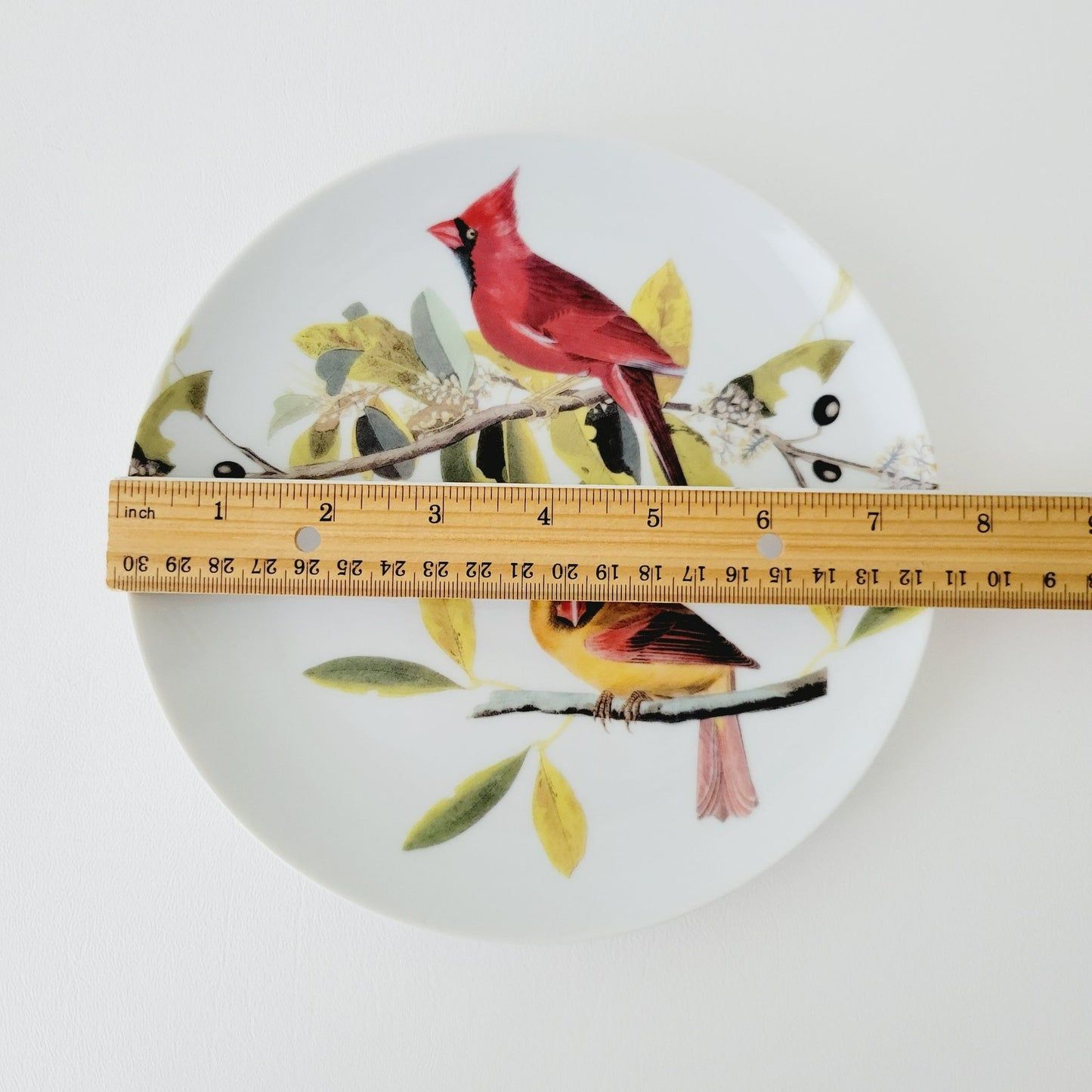 Godinger Audubon Watercolor Bird Salad Plate, Set of 3