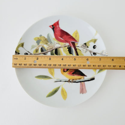 Godinger Audubon Watercolor Bird Salad Plate, Set of 3