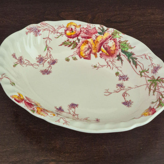 Royal Doulton "Sherborne" Oval Serving Bowl,  c.1938-1961 England