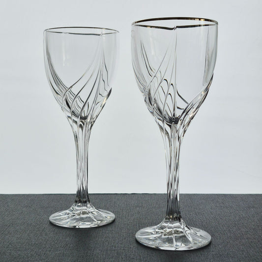 Lenox "Debut Platinum" Crystal Goblet, Set of 2