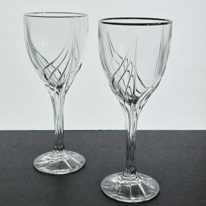 Lenox "Debut Platinum" Crystal Goblet, Set of 2