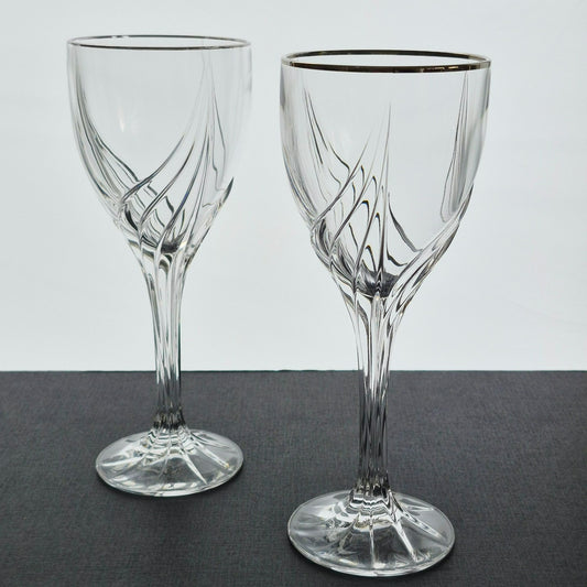 Lenox "Debut Platinum" Crystal Goblet, Set of 2
