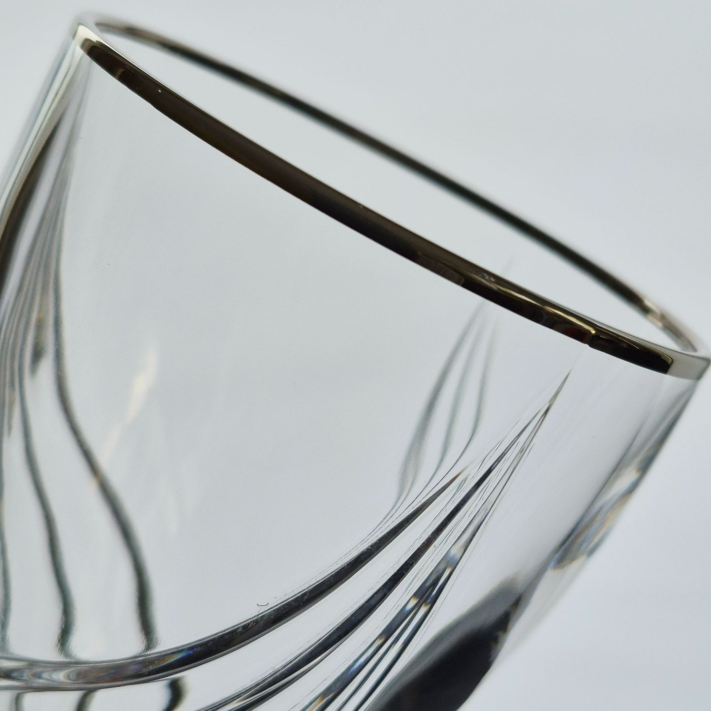 Lenox "Debut Platinum" Crystal Goblet, Set of 2