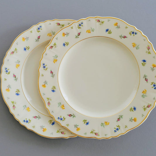 Syracuse Suzanne Dinner Plate Set of 2, c.1950-70s USA