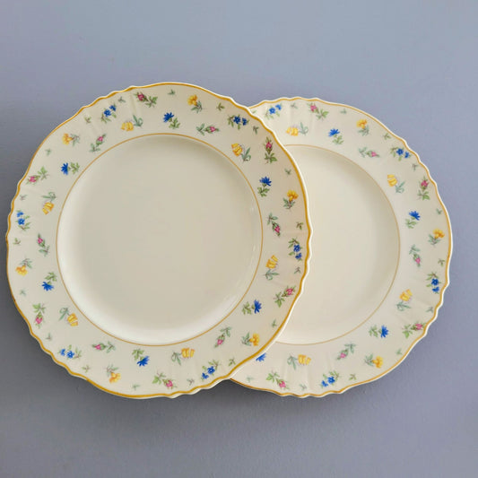 Syracuse Suzanne Dinner Plate Set of 2, c.1950-70s USA