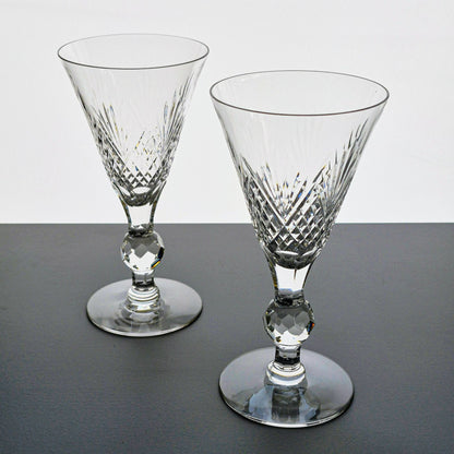 Seneca Crystal Goblet Set, USA Made