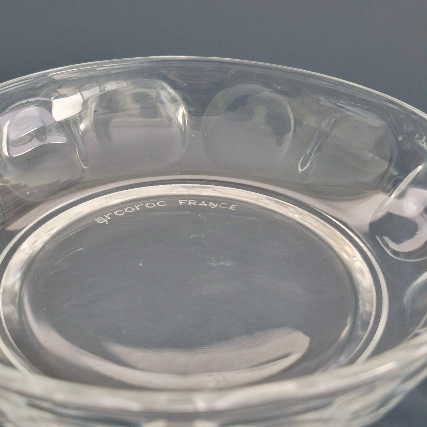 Arcoroc Thumbprint Individual Salad Bowl, Set of 2, Made in France