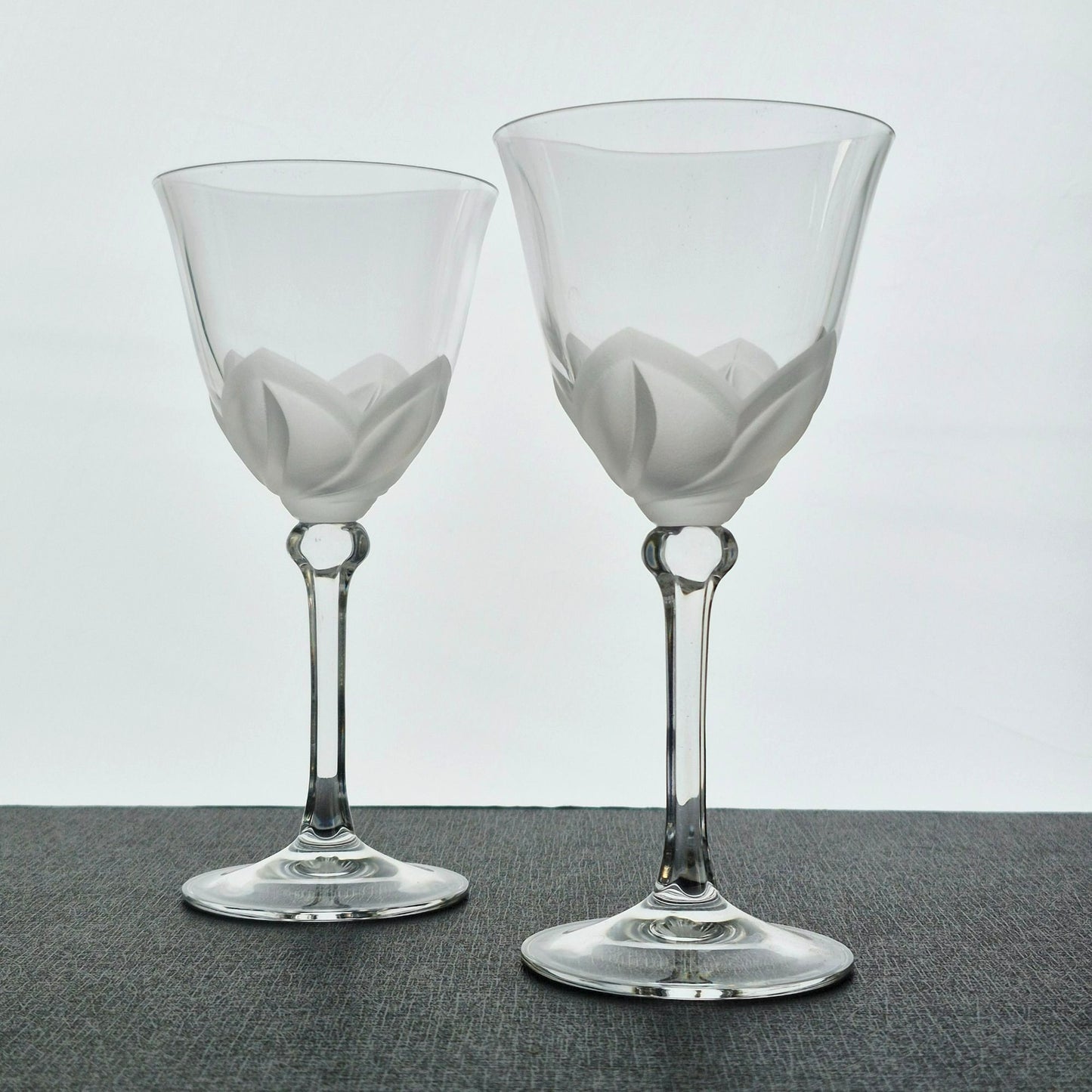 Cristal D'Arques "Florence" Crystal Goblet Set of 2, c.1989-2012 France
