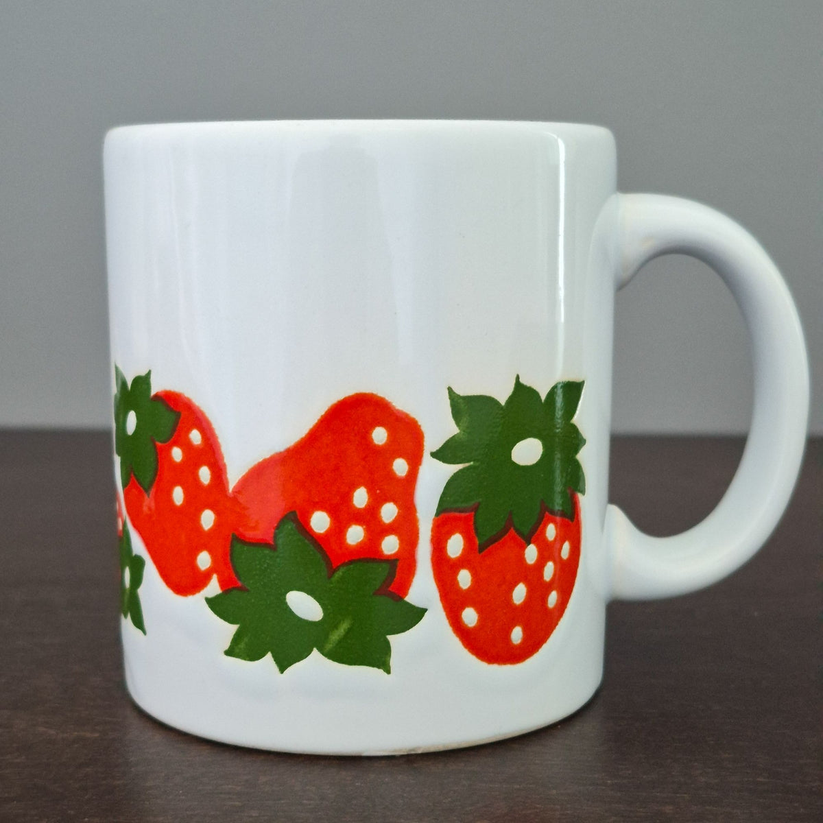 Waechtersbach Strawberry Coffee Mug, Made in West Germany