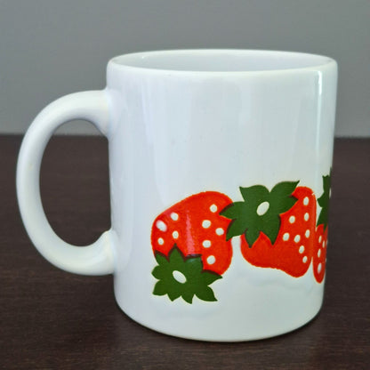 Waechtersbach Strawberry Coffee Mug, Made in West Germany