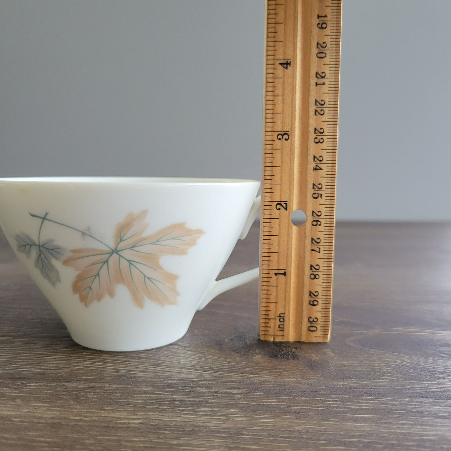 Noritake Maplewood Teacup & Saucer, 2 Sets, c.1960s Japan