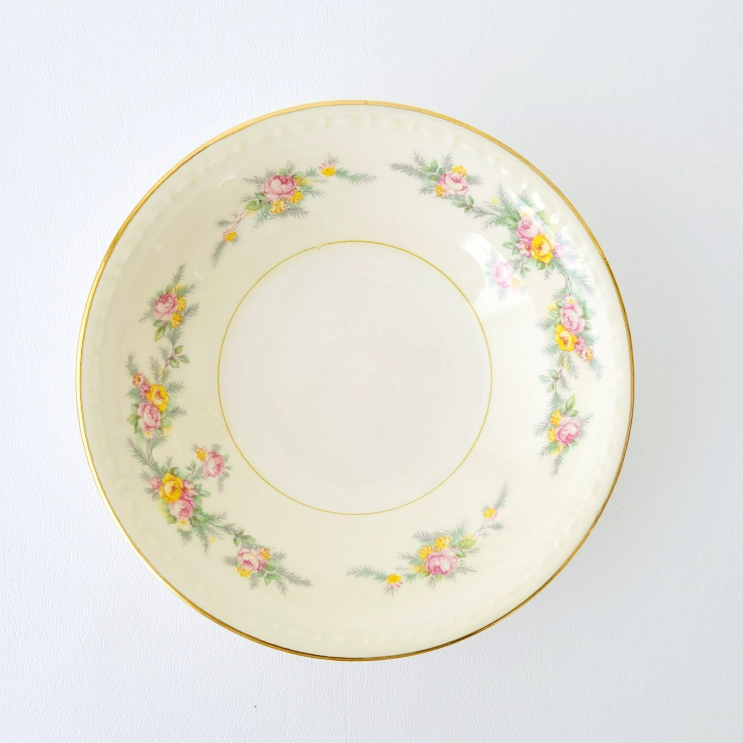 Homer Laughlin Eggshell Georgian Dessert Bowl Set of 2, c.1953 USA