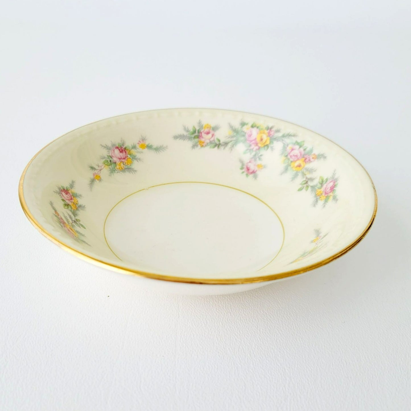 Homer Laughlin Eggshell Georgian Dessert Bowl Set of 2, c.1953 USA