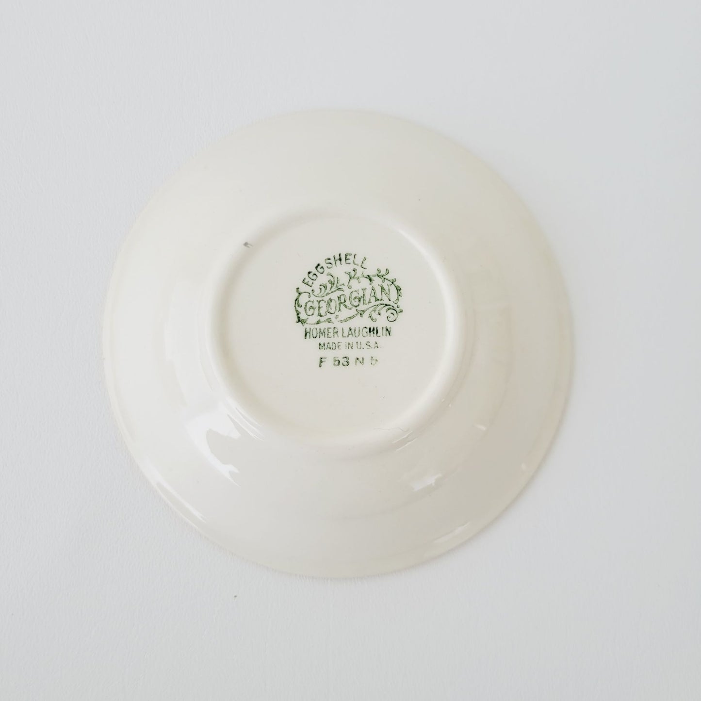 Homer Laughlin Eggshell Georgian Dessert Bowl Set of 2, c.1953 USA