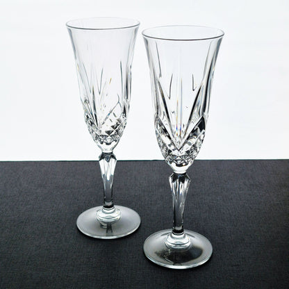 Cristal de Flandre "Salzburg" Crystal Fluted Champagne Set, Made in France
