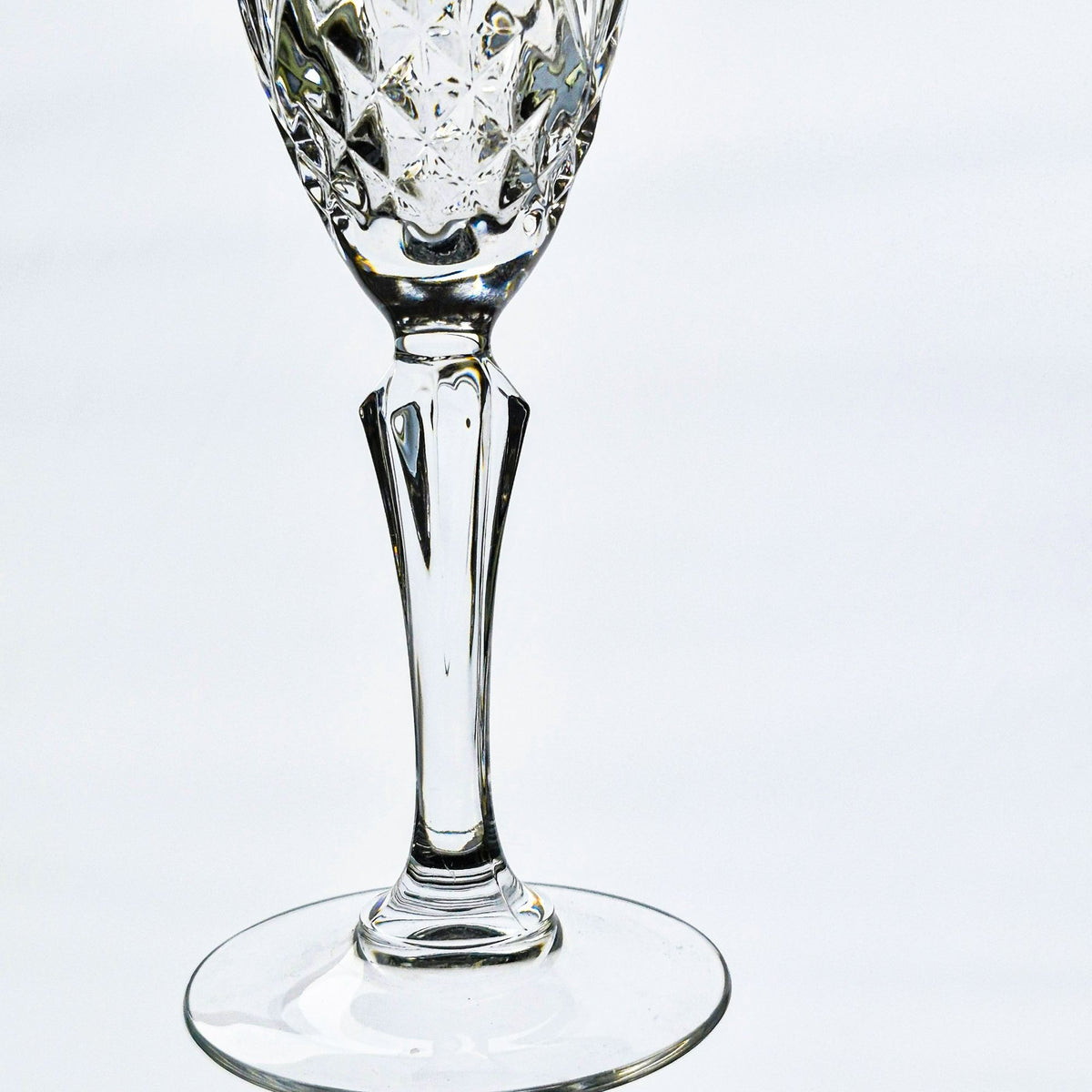 Cristal de Flandre "Salzburg" Crystal Fluted Champagne Set, Made in France