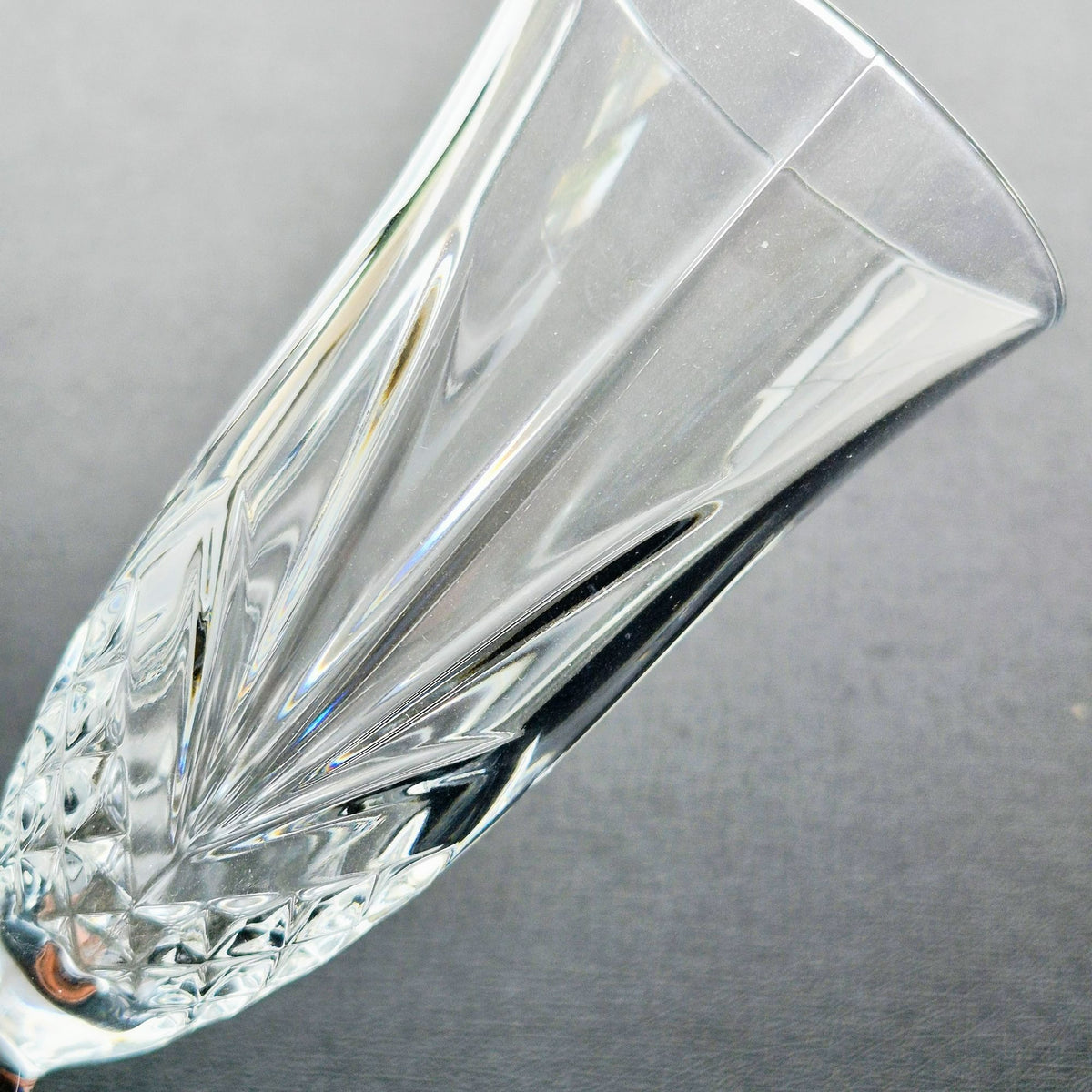 Cristal de Flandre "Salzburg" Crystal Fluted Champagne Set, Made in France