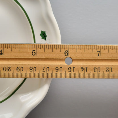Pfaltzgraff Snow Village Bread Dessert Plate, c.1990s USA