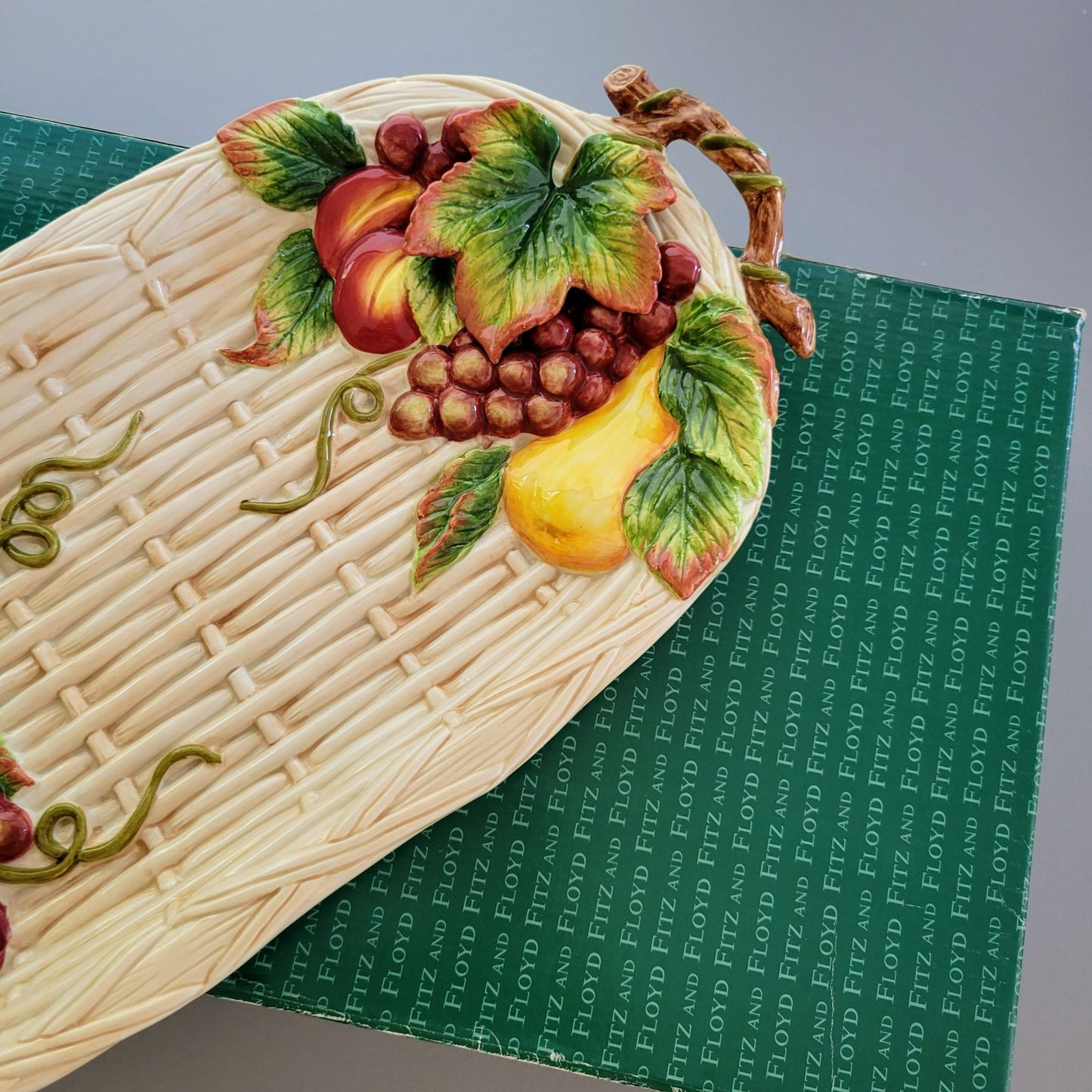 Fitz & Floyd Country Gourmet 20" Serving Platter